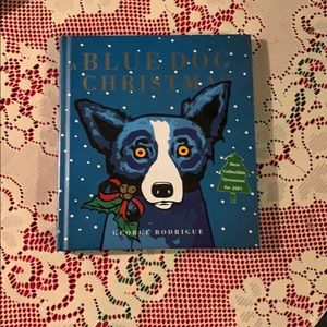 George Rodrigue BLUE DOG CHRISTMAS. 2001. New.